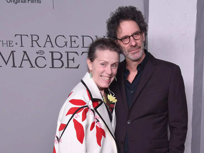 Frances McDormand has appeared in eight of husband Joel Coen