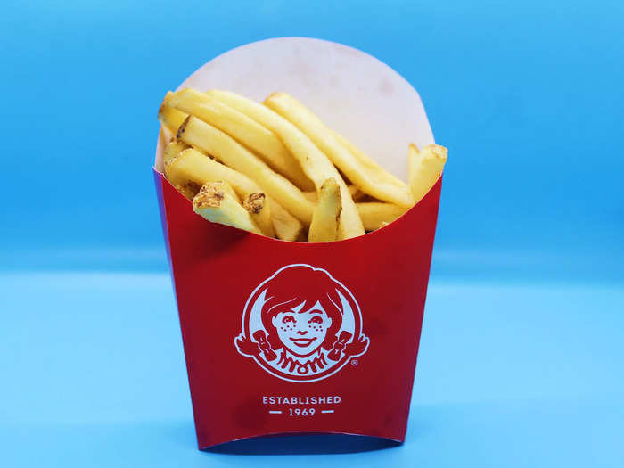 The fries were fluffy and cost only $2.59, but they could have used a touch more salt.