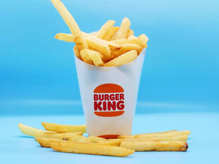 The serving of Burger King fries I received was generous.