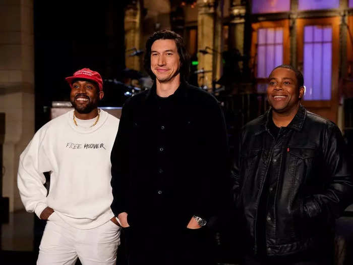 Kim Kardashian defended Ye wearing a Make American Great Again hat on "SNL."