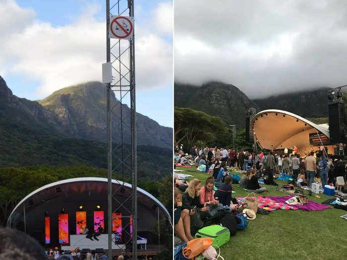 I had never seen as much live music as I did while living in Cape Town. I miss the many outdoor concerts available.