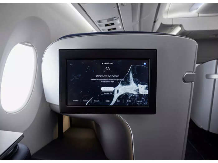 …18-inch inflight entertainment screens…