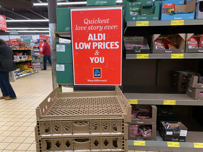 In both countries, Aldi