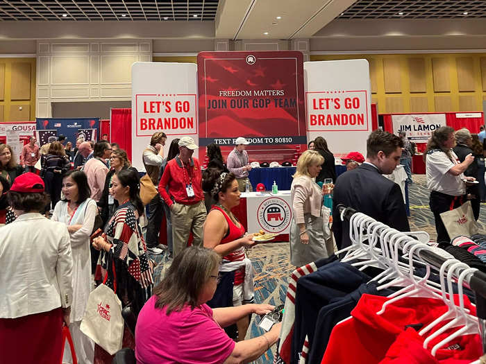 CPAC also hosts a huge marketplace and exhibitor hall.