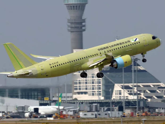 Two years later, in May 2017, the C919 took its maiden flight over Shanghai.