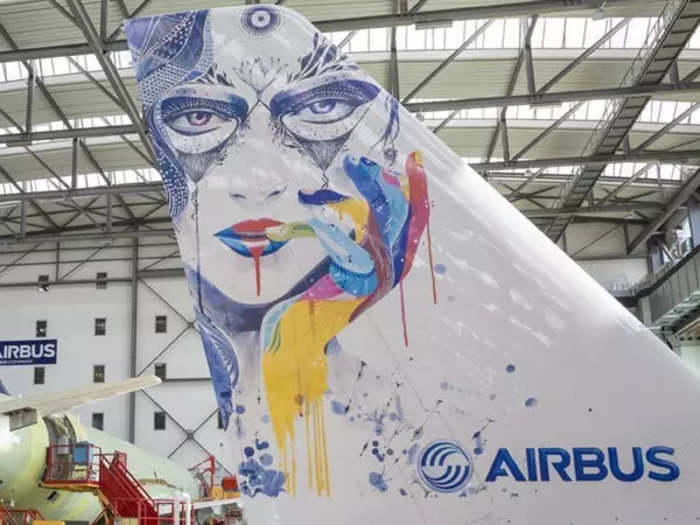 In 2019, American planemaker Boeing came up with the technology to more-efficiently paint aircraft tails, similar to Airbus