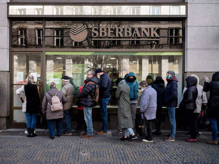 Sberbank holds around a third of Russia