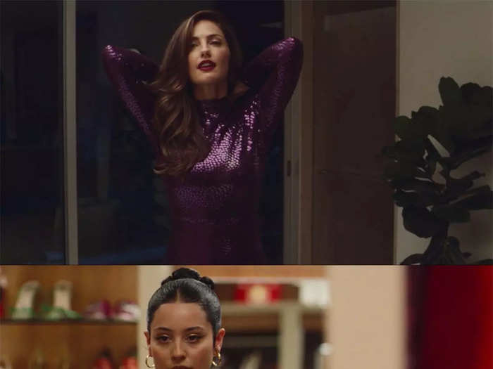 Samantha giving Maddy her purple sequined dress was foreshadowed earlier in the season.