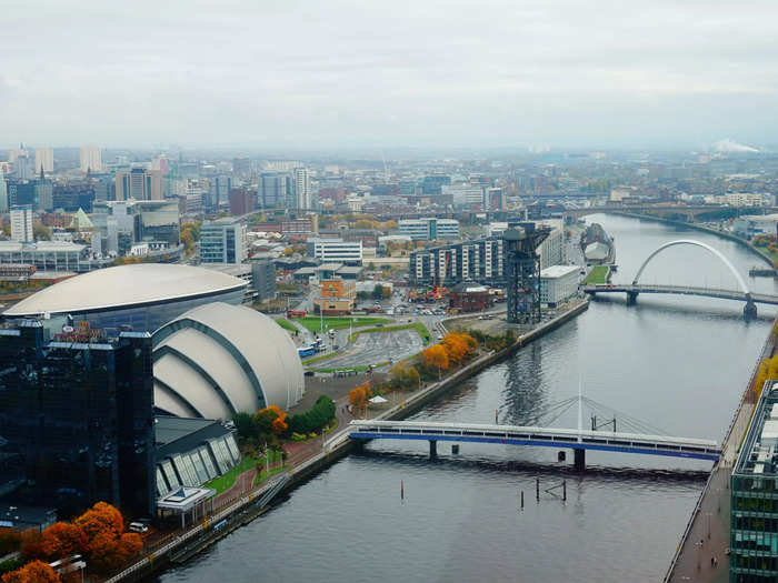 I was born and raised in Glasgow, the largest city in Scotland.