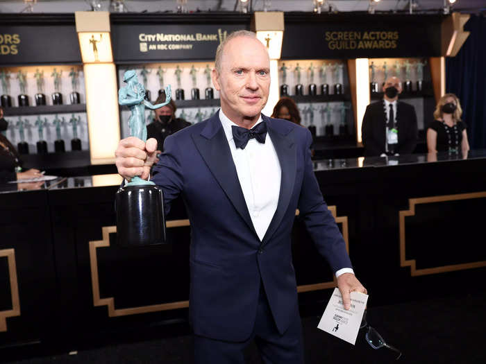 Michael Keaton dedicated his win to his late nephew, who died from drug addiction