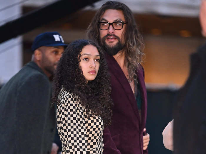 Momoa announced in a since-deleted January Instagram post that he and Bonet were getting a divorce, but told Entertainment Tonight at the premiere that she was "still family."