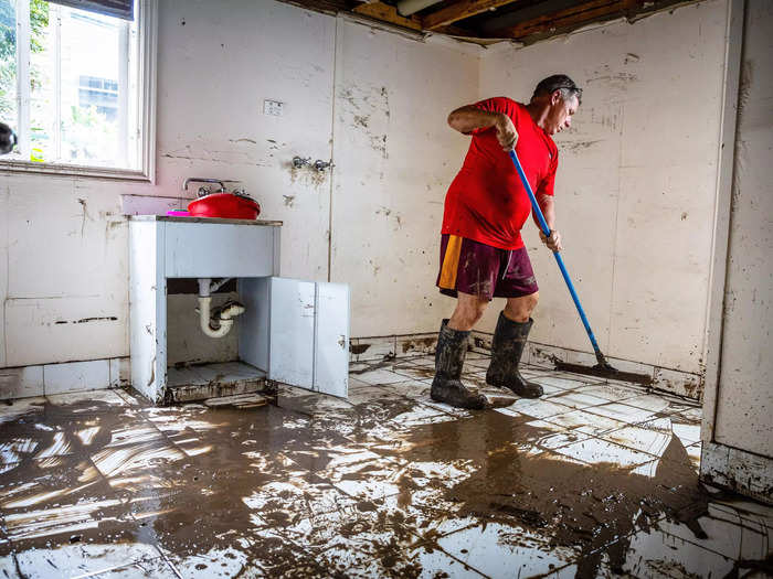 In Brisbane, a group of volunteers calling themselves the Mud Army is coming together to help clean up the city.