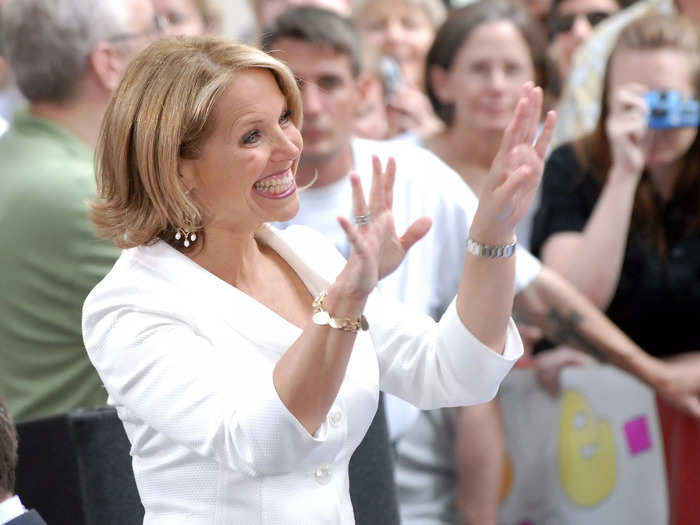 In 2006, Katie Couric became the first female newscaster to be a solo anchor on network TV.