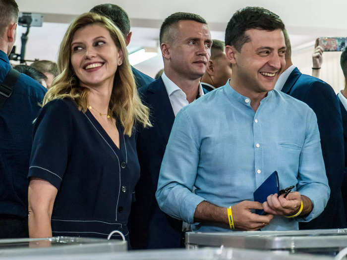 Zelensky has described his family, including his wife, as "Moscow