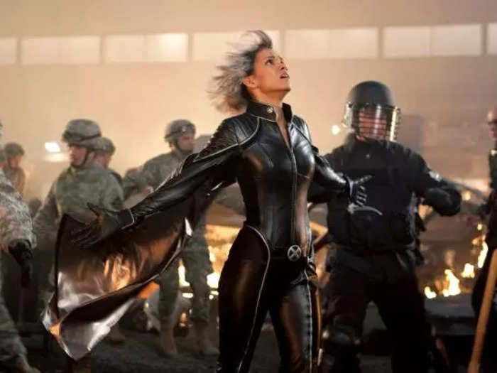 Halle Berry played Storm in all three original "X-Men" movies in 2000, 2003, and 2006.