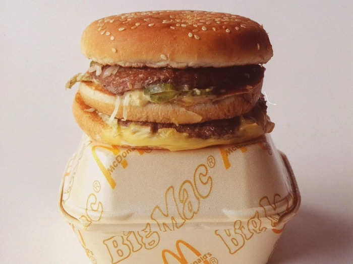 The first "Big Mac" sold for 45 cents.