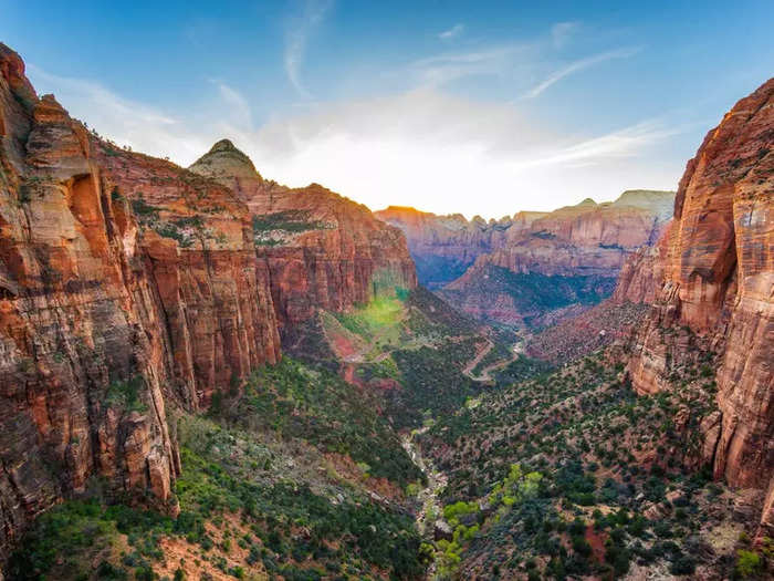 Zion National Park, Utah, can accommodate varying activity levels.