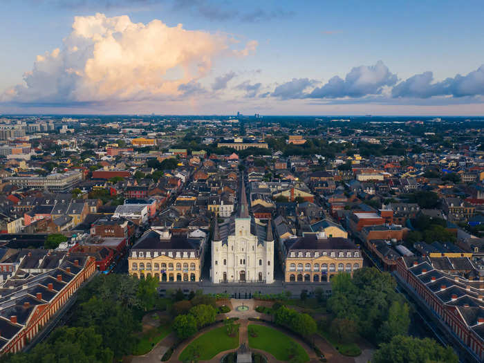 Travelers can have a good time in New Orleans, Louisiana.