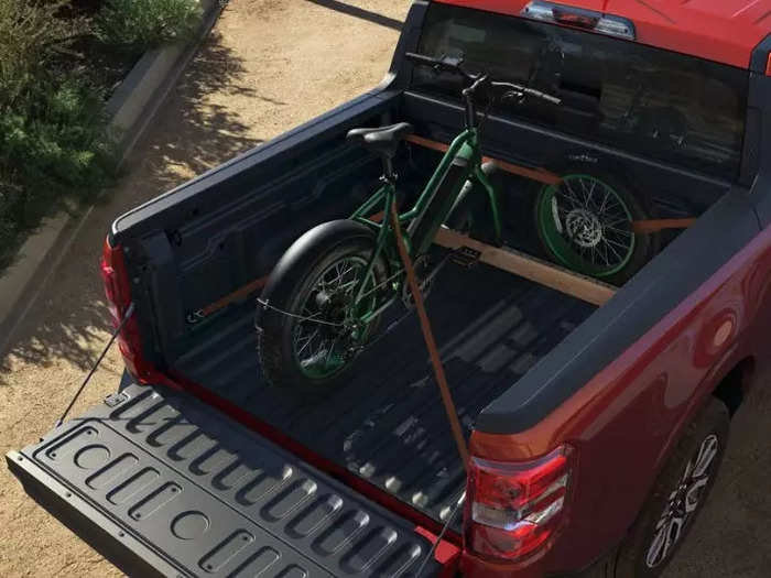 Ford has plans for some DIY projects, like a simple bike rack, available online.