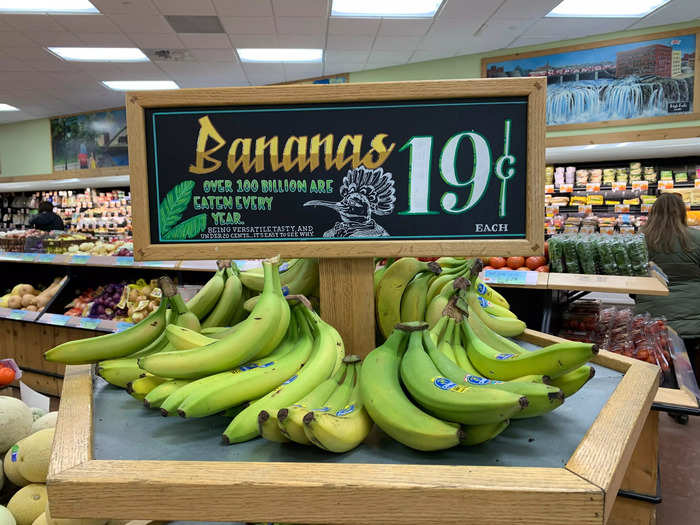 It started out promising, with bananas at 19 cents each.