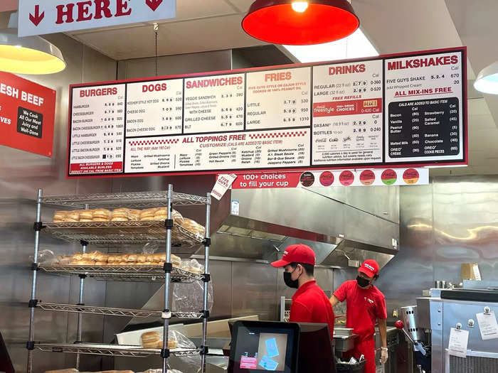 So I recently went to Five Guys for the very first time, and I was blown away by how many burgers there were to choose from.