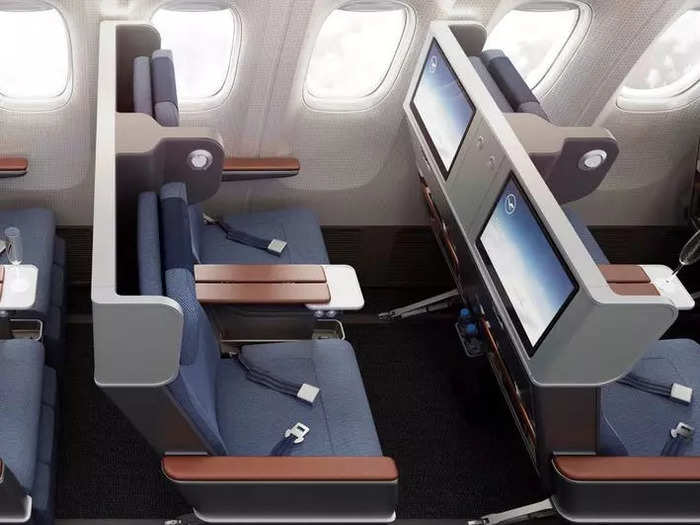 The new seats feature about 39 inches of pitch, 18-19 inches of width, a fold-out leg rest, large inflight entertainment screens, a USB port, and a reading lamp.