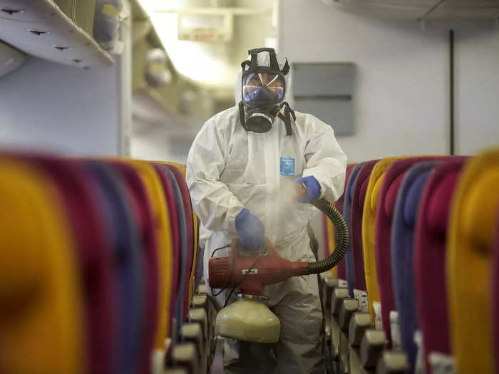 During the pandemic, airlines had to start performing deeper cleaning on aircraft to prevent the spread of COVID-19.