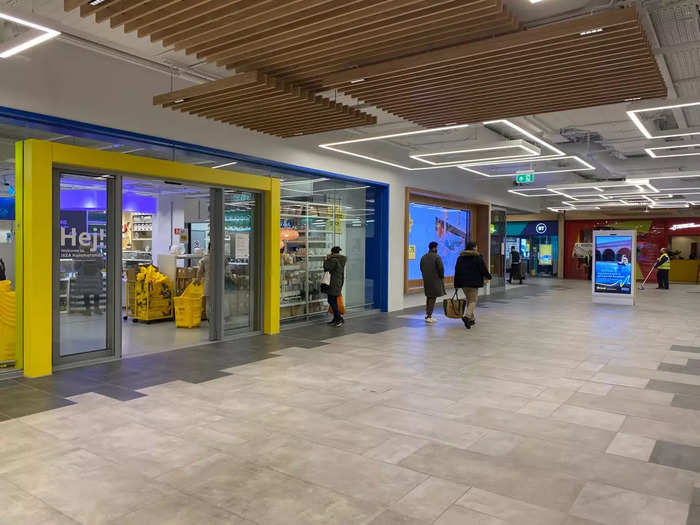 Ikea bought the entire mall and has let spaces to other retailers including German grocery chain Lidl and fast-fashion giant H&M. It spent $227 million (£170 million) buying and redeveloping the space.