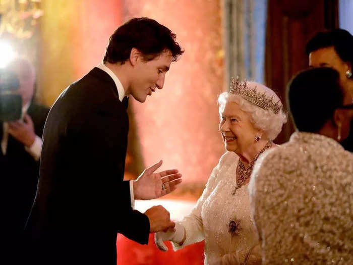 When Canadian Prime Minister Justin Trudeau toasted to Queen Elizabeth