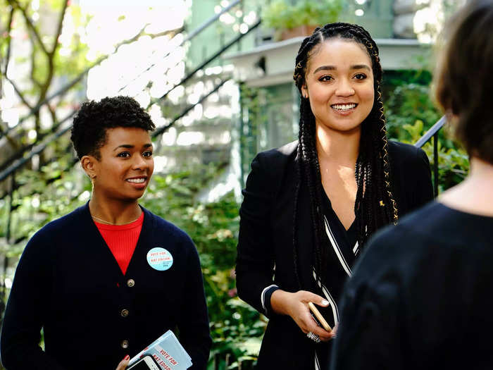 "The Bold Type" fans may know Floyd for playing Tia Clayton, the campaign manager and love interest of Kat (Aisha Dee), on season three of the Freeform hit.