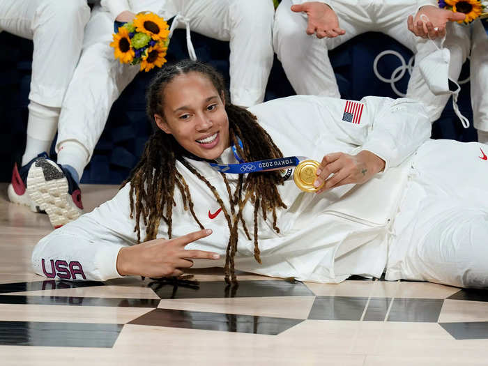 Griner is also a two-time Olympic gold medalist.