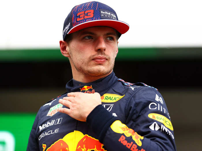 Max Verstappen is absent.