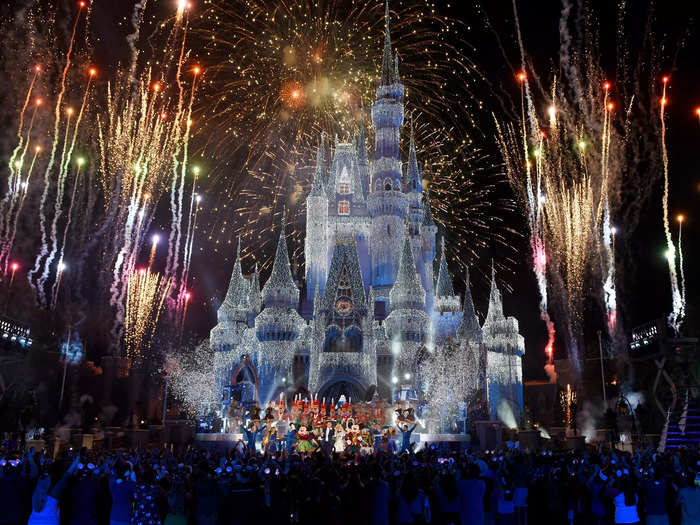 You can stay in the Magic Kingdom after it officially closes to watch the special "kiss goodnight."