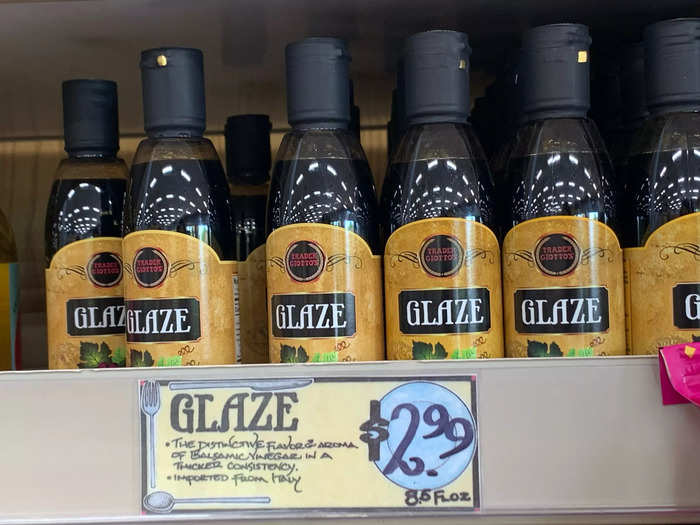 This balsamic glaze is one of Trader Joe