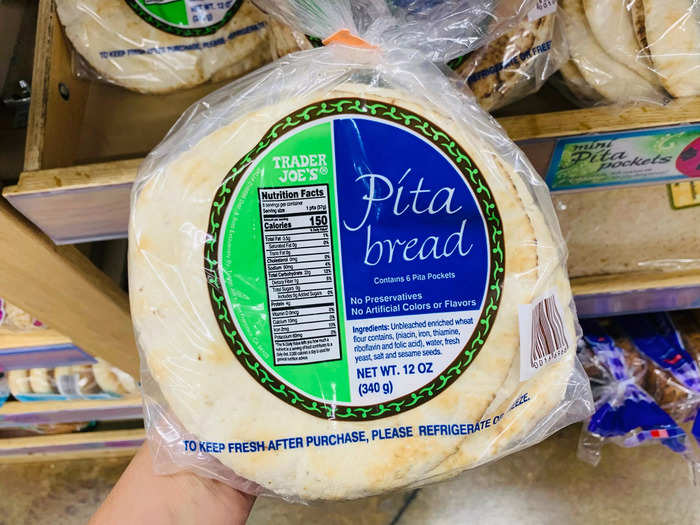 Pita bread is a versatile carb to have on hand.