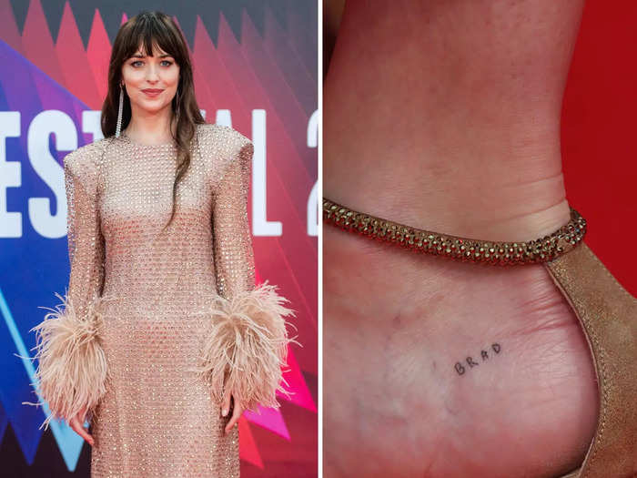 But by October 2021, it was clear that Johnson actually has two tattoos on her feet.