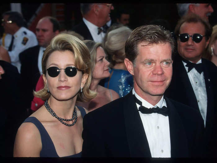 1980s and 1990s: Huffman and Macy dated on and off for 15 years.