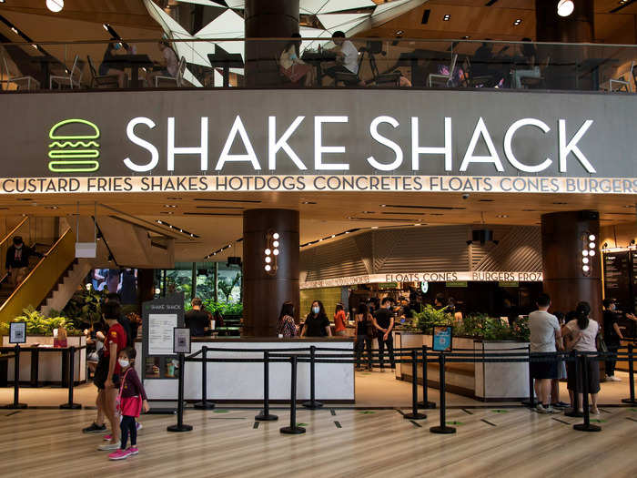 New York City fast-food chain Shake Shack opened its first Singapore location in April 2019.