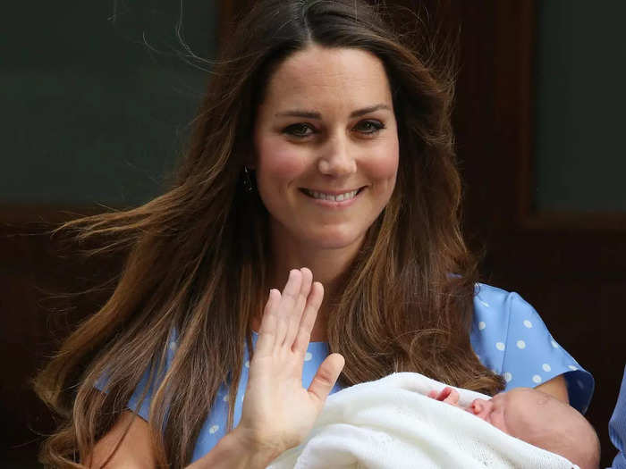 Middleton also gave birth at the Lindo Wing at St Mary