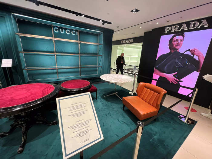 Kering, which owns Gucci, also announced the closure of its stores in Russia on March 6.