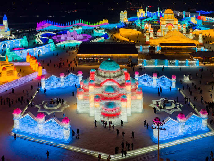 Today, Harbin might best be known on an international scale for its snow festival, which spans over 600,000 square meters, making it one of the biggest ice festivals in the world.