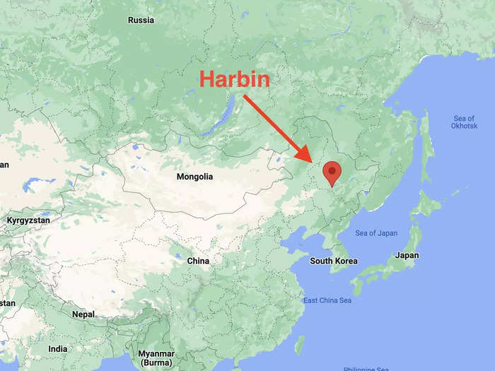 Harbin is located in northeastern China.