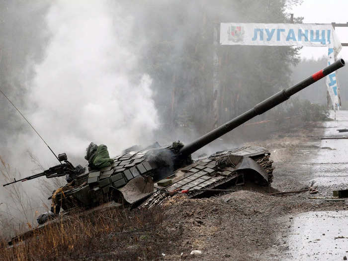 The weapons are being used by Ukrainian forces to disable Russian tanks