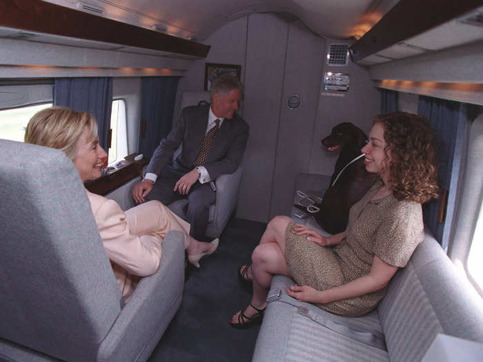 They also get to ride on the luxurious Air Force One and Marine One when traveling with their parents.