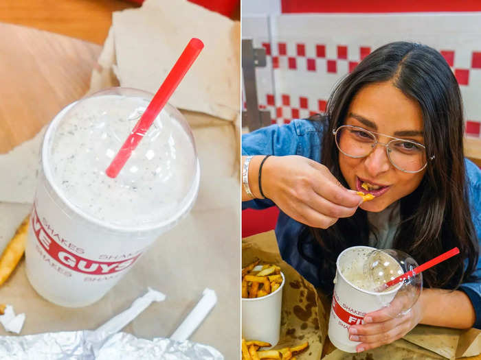 Milkshakes are a popular sweet item that the chain takes pretty seriously.