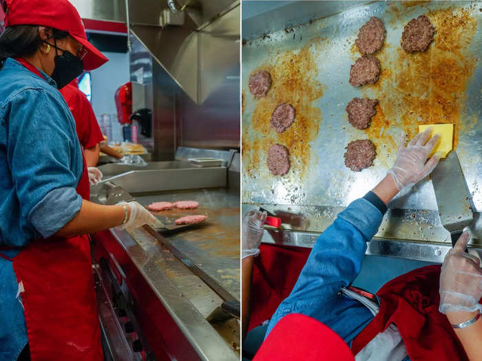 I learned first-hand that cooking the burgers is a science.