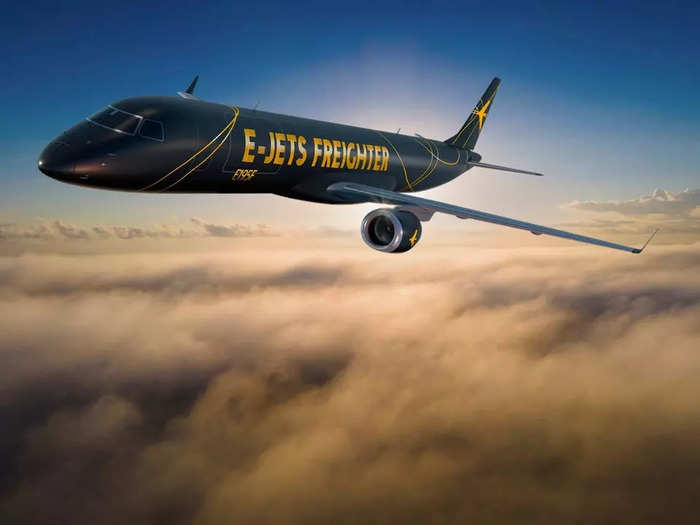 Now, Embraer is entering the market with its own passenger-to-freighter jet — the E190F and the E195F. The new cargo planes are expected to enter service in early 2024.