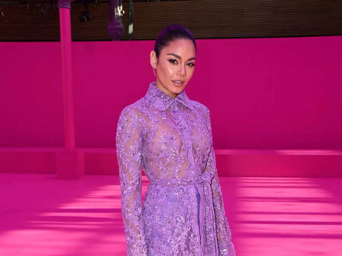 The actress returned to minidresses in March when she attended a Valentino fashion show. Her long-sleeved garment was see-through, and she wore no shirt or bra underneath.