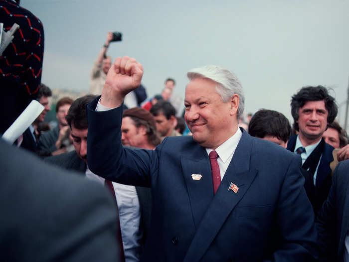 After the fall of the USSR, the Russian economy was in disarray. The government, led by President Boris Yeltsin at the time, wanted to privatize badly managed state-owned companies in an effort to move towards capitalism.