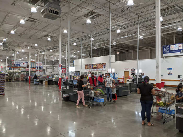 Store check-out is different at both warehouses too.